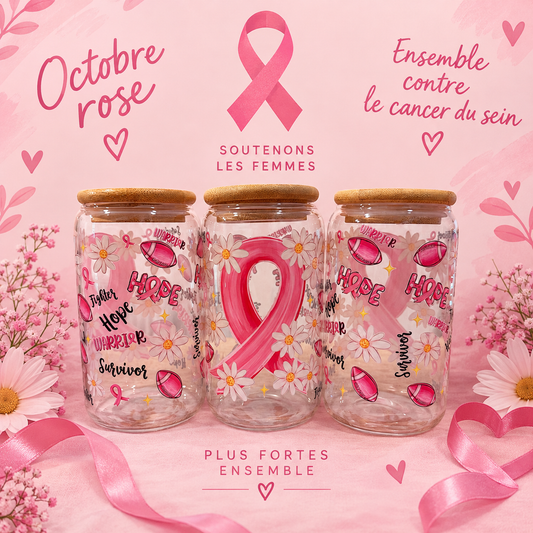 Verre Octobre Rose